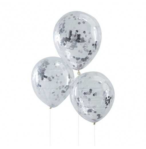 Pick and Mix - Balloons - Confetti - Silver