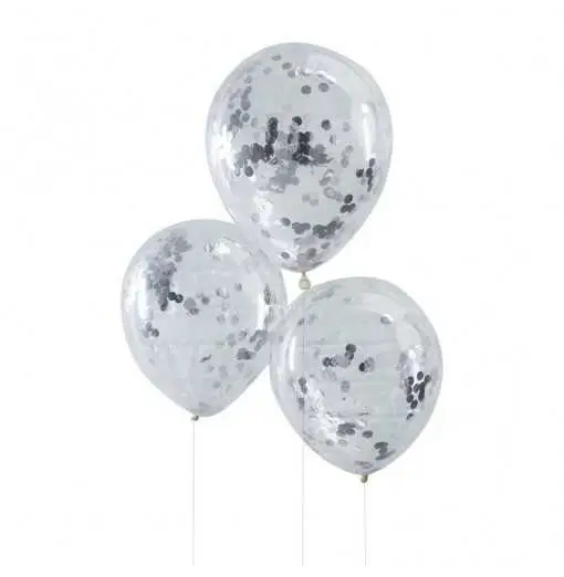 Pick and Mix - Balloons - Confetti - Silver