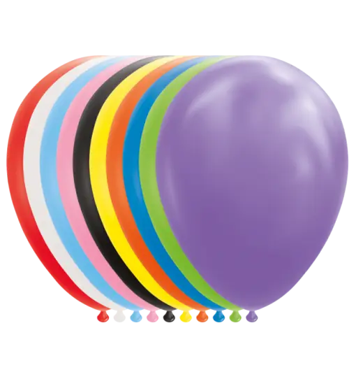 Olika färger 12”/ 30 cm – 10 st. Ballonger