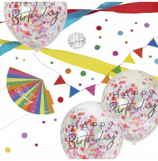 Happy Birthday Work Desk Party Kit
