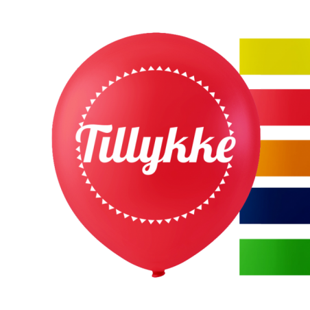 Ballonger med Grattis – 10 st. - 195