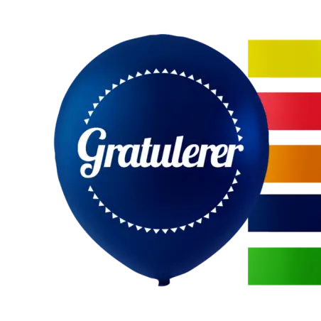 ”Gratulerar” – Ballonger – 10 st. - 655