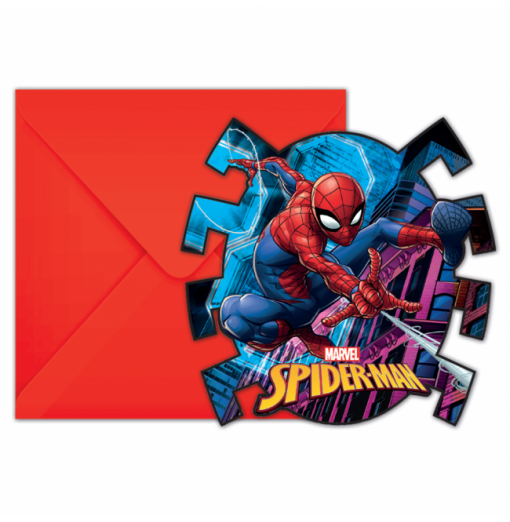 Inbjudningar med Spiderman