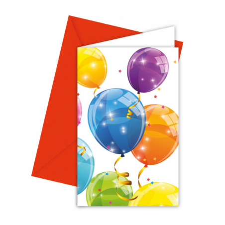 Invitationer – Ballonger - 764