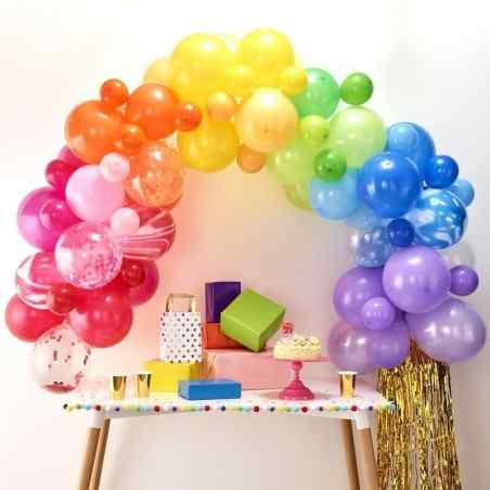Ballongbåge – Regnbåge (85 ballonger) - 895